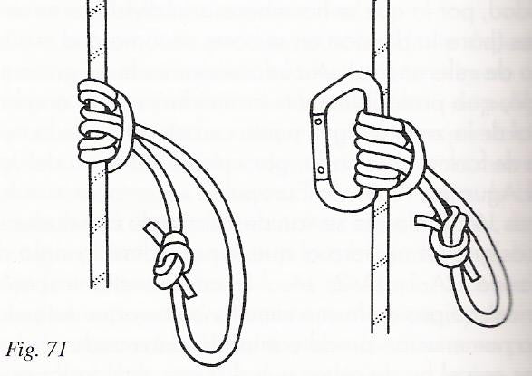 Uso del nudo Prusik - Ameyalli