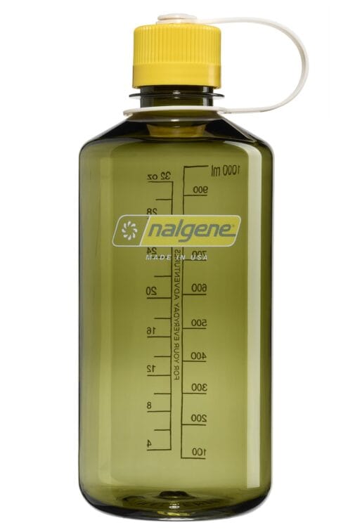 Nalgene Boca Angosta 1 lt –  Verde Olivo Con Freesia