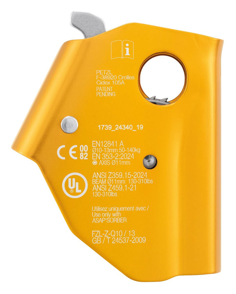 ￼￼ASAP Anticaídas deslizante para cuerda compacto- PETZL