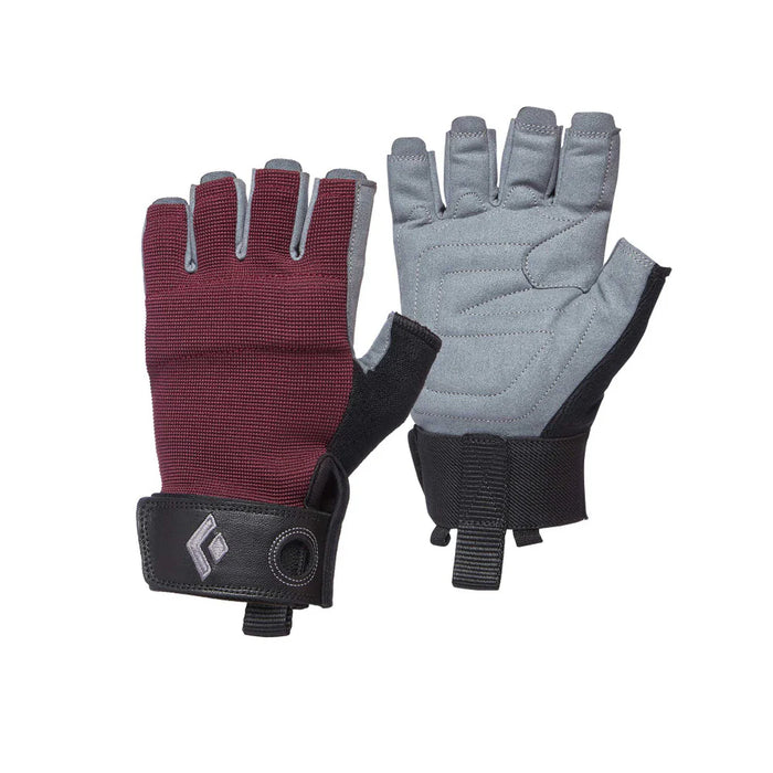 Crag Half Finger Guantes Bordeaux