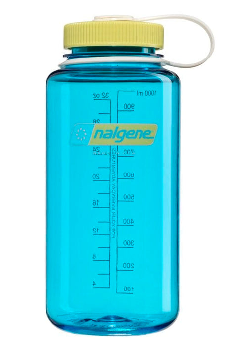 Nalgene Boca Ancha 1 litro– Azul Atolón Con Endive