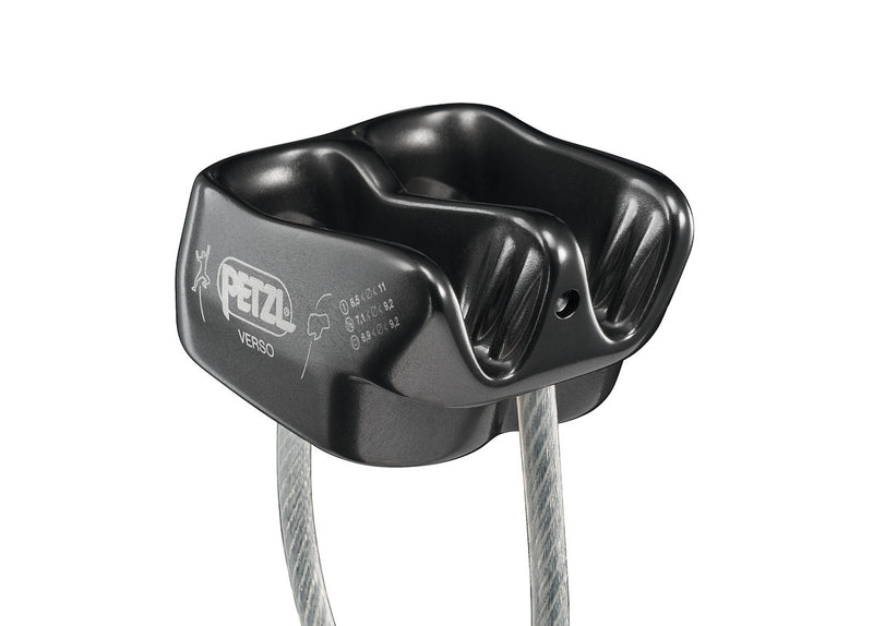 Asegurador-Descensor VERSO Petzl | Ultraligero para Escalada