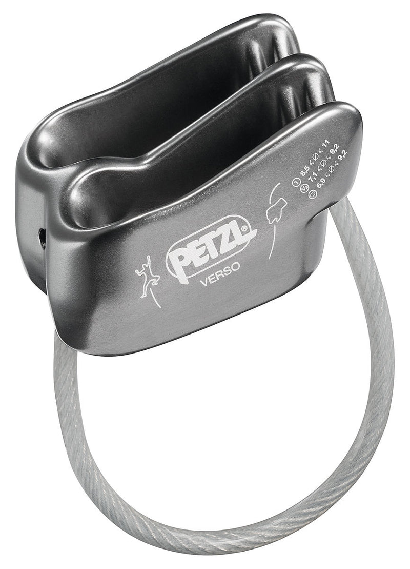 Asegurador-Descensor VERSO Petzl | Ultraligero para Escalada