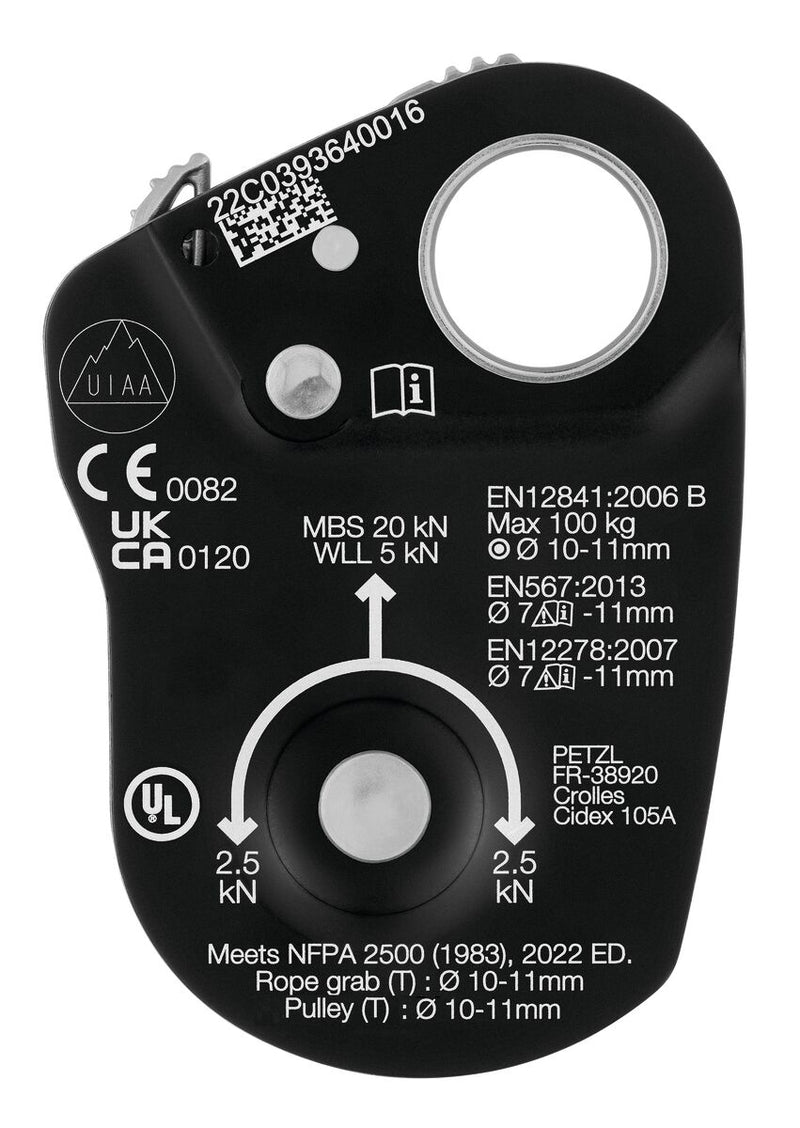 Mini Traxion polea bloqueadora compacta