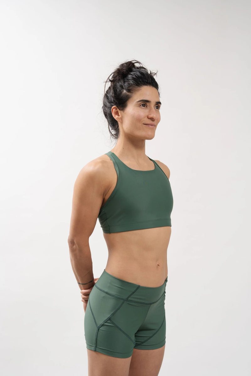 Blumeen Top Dahlia – Top Halter Espalda Curveada 89% Licra