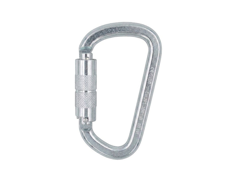 Mosqueton Safetop Asimétrico Acero Twist-lock Mosquetón 40kN 80120