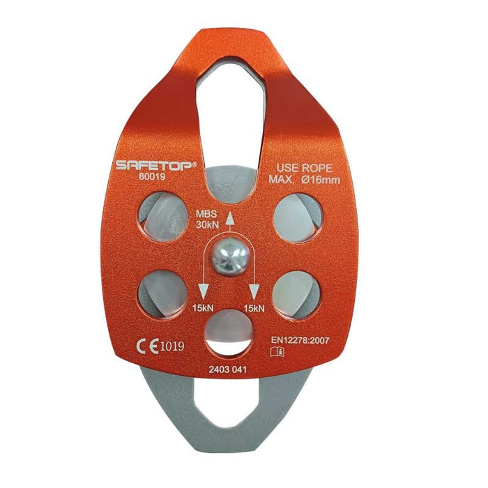 Polea doble 30kN 80019