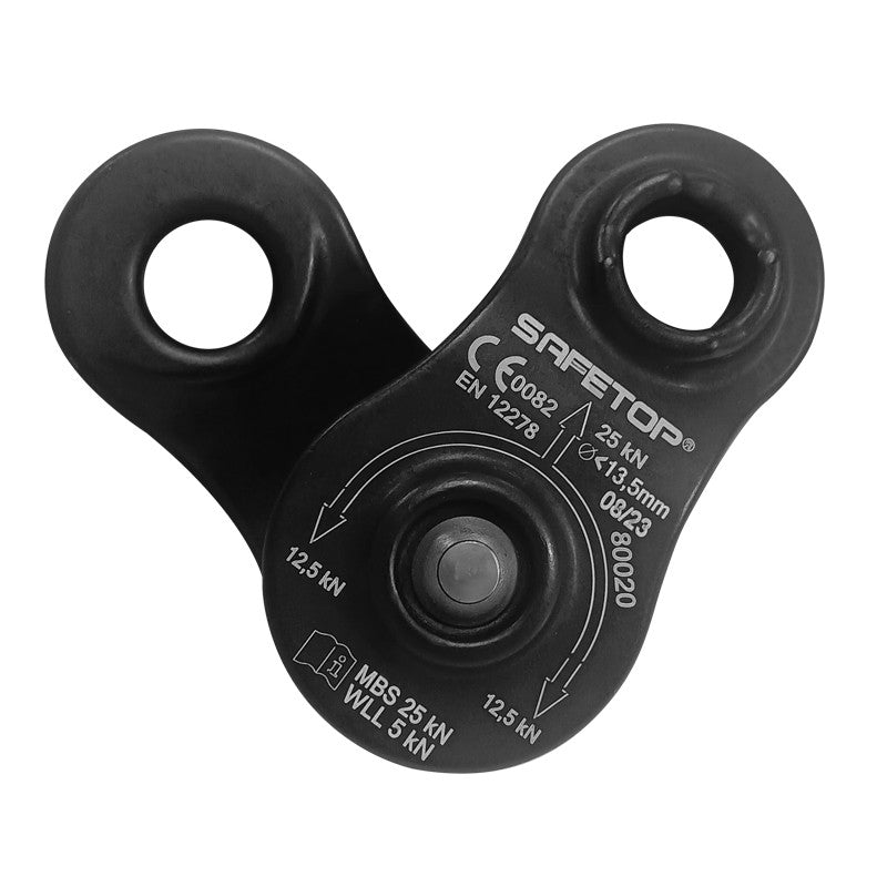 Polea Mini 25 kN de Acero Safetop