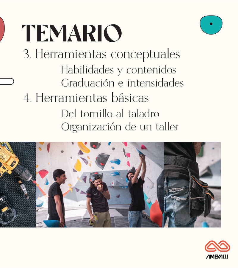 Taller en Fundamentos y Sensaciones en el Routesetting por Omar Disraeli