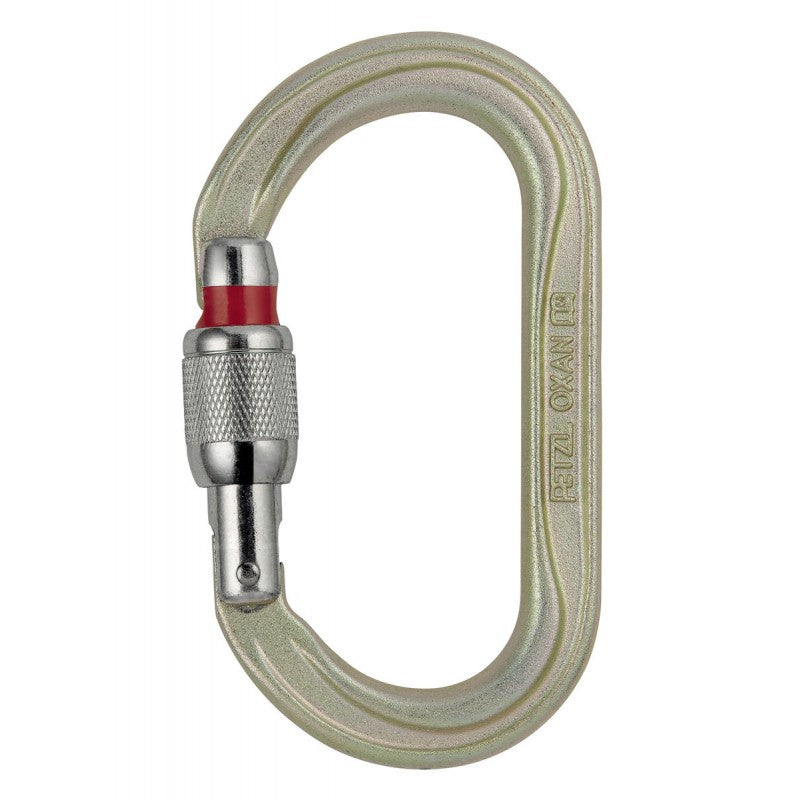 Mosquetón Oxan Black ScrewLock-Petzl-Ameyalli