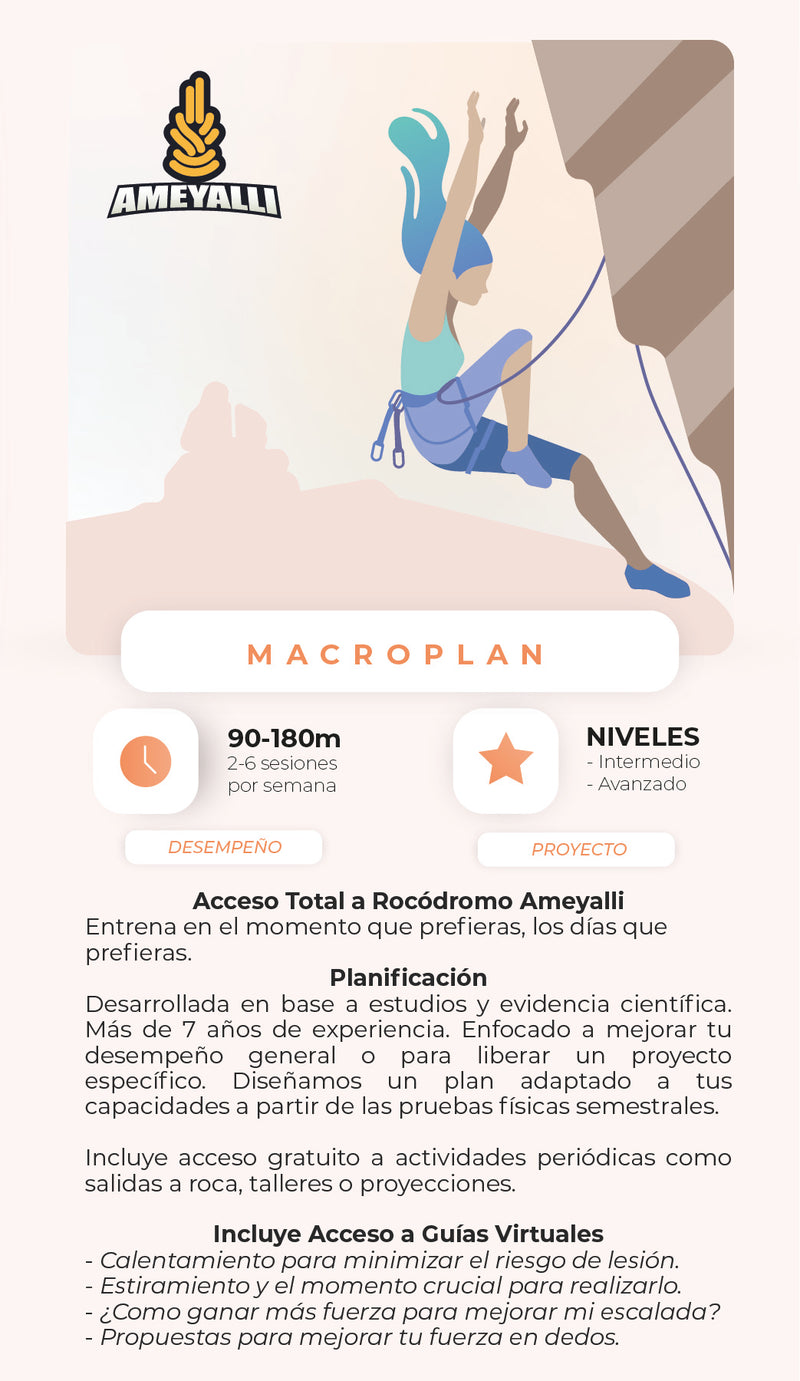 Entrenamiento Macroplan
