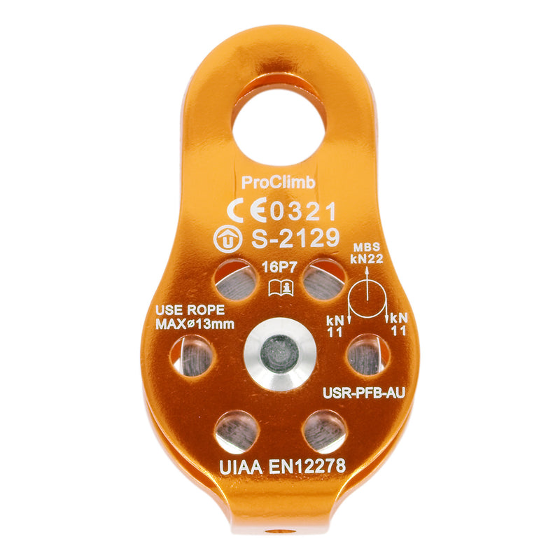 Polea de aluminio 22kN USR