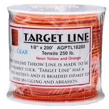 Target line linea de lanzamiento 1/8" x 200'