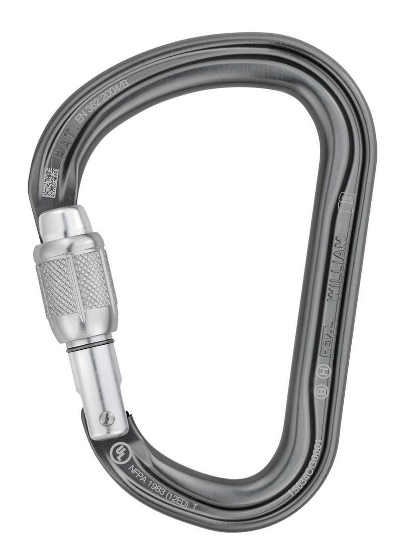 William SCREW Lock Mosquetón de Aluminio