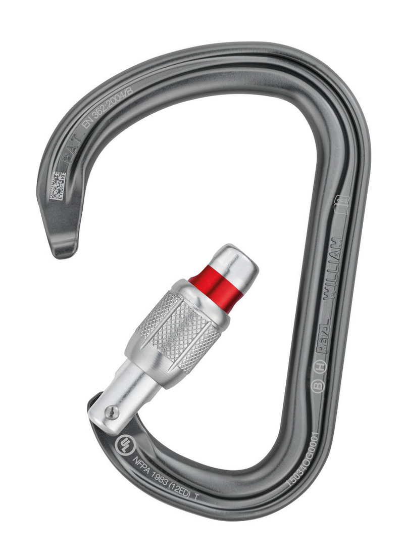 William SCREW Lock Mosquetón de Aluminio