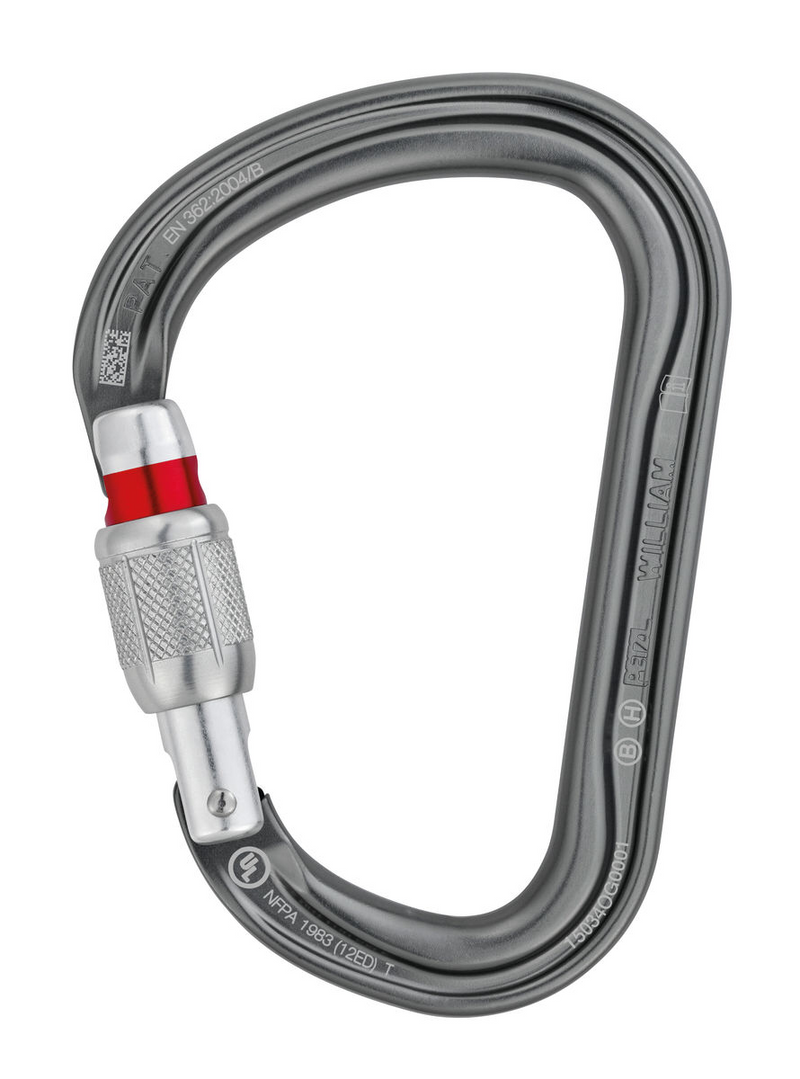 William SCREW Lock Mosquetón de Aluminio