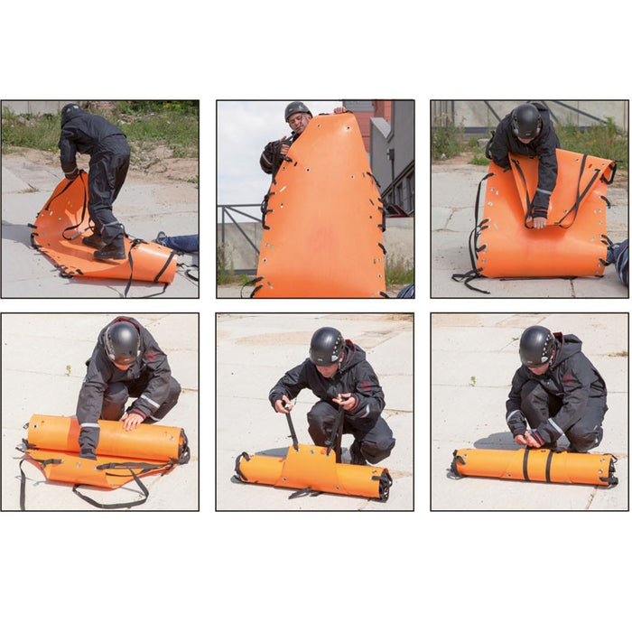 Kit de rescate con camilla sked