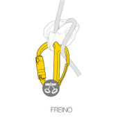 Mosquetón Freino para Gran pared-Petzl-Ameyalli